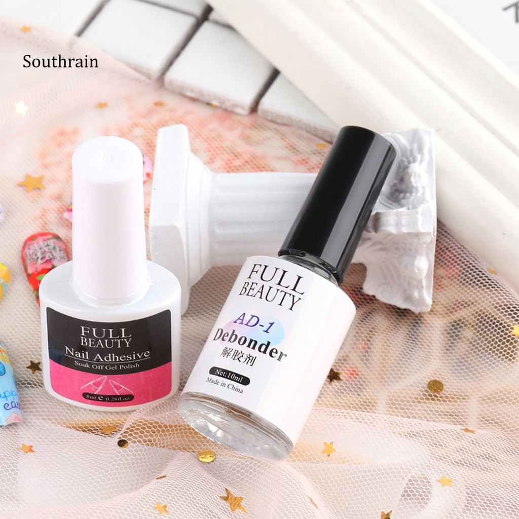 Keo Nối Dài Móng Tay 8ml / 10ml Trong Suốt Thân Thiện Với Môi Trường Không Gây Kích Ứng Đa Năng