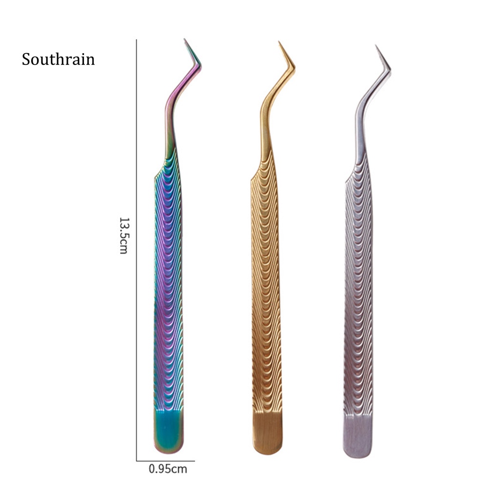 Nhíp Gắp Lông Mi Giả Bằng Thép Không Gỉ Chống Tĩnh Điện Độ Chính Xác Cao