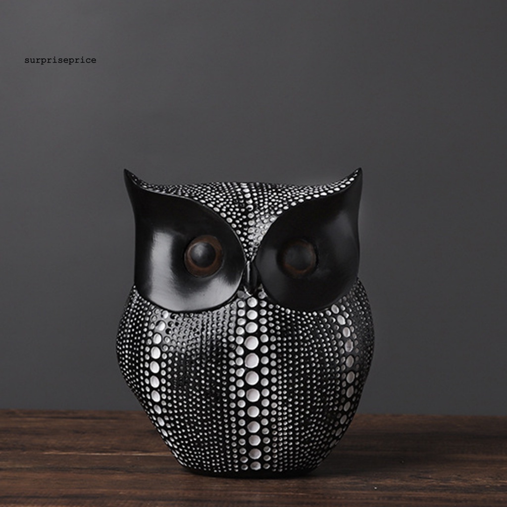 Đồ trang trí Chim Cú Mini Để Bàn Trang Trí