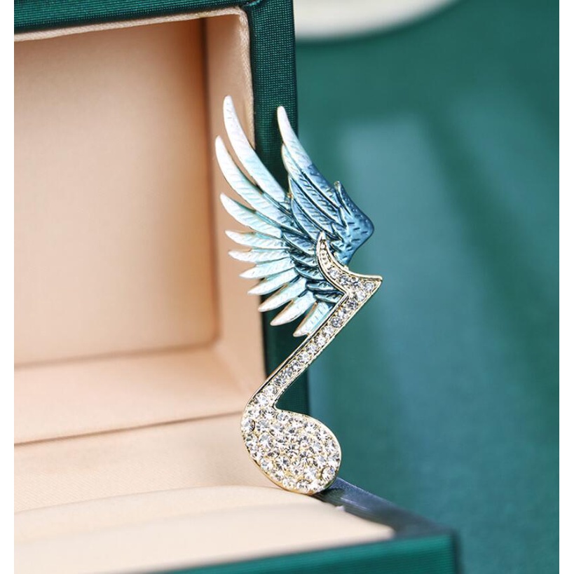 Ghim Cài Áo Hình Đôi Cánh Thời Trang Cao Cấp Cho Nữ