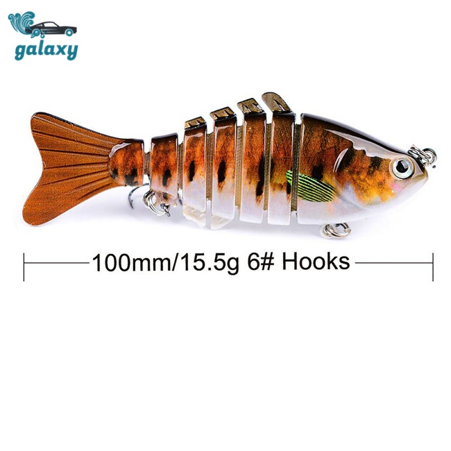 Galaxy Mồi Giả Nhử Cá 10cm 15.5g Bằng Nhựa Gắn Kèm Móc Câu