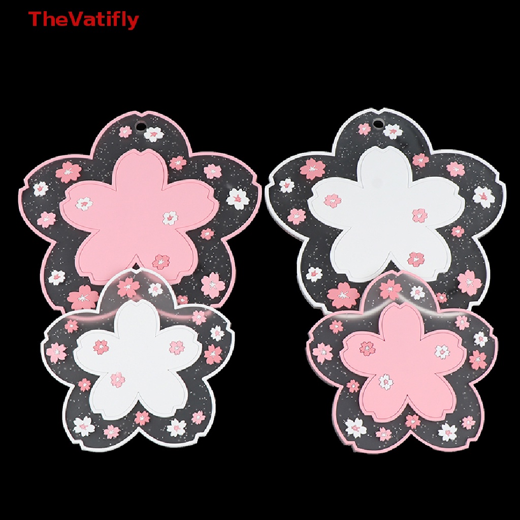 [Thevalifly] Bộ 2 Miếng Lót Cốc Cách Nhiệt Chống Trượt Phong Cách Nhật Bản