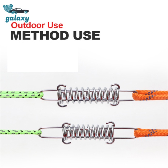 Galaxy Móc Khóa Dây Lều Cắm Trại Bằng Thép Không Gỉ
