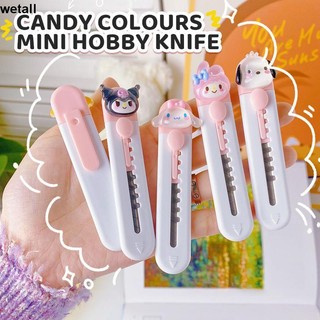 🌴Dao Rọc Giấy Mini Hình Ngộ Nghĩnh, Sanrio Dao Rọc Giấy Mini Gắn Charm Unboxing Cute