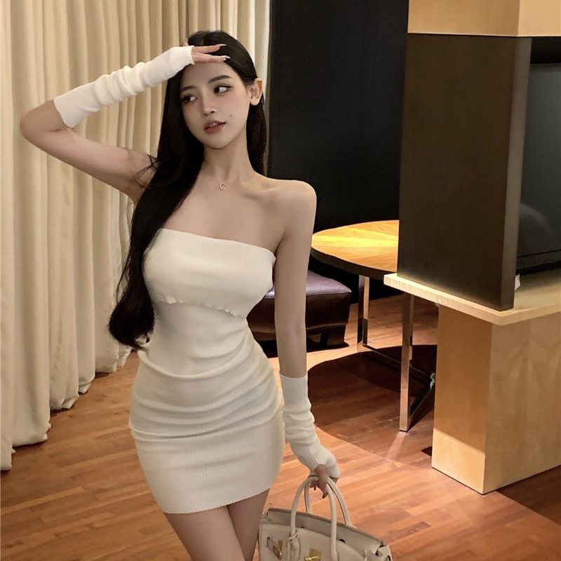 Đầm Dệt Kim Ngắn Ôm Dáng Phong Cách Desire Style Mới Năm 2022 Cho Nữ