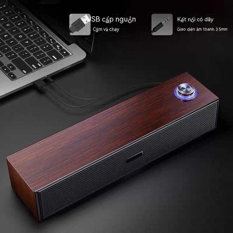 Loa Gỗ Loa Máy Tính USB Loa Máy Tính Để Bàn Loa Mini Máy Tính Để Bàn Máy Tính Để Bàn Có Dây Lưỡng Dụng Dài