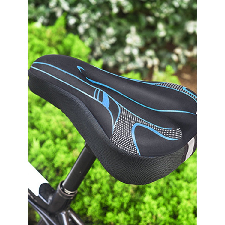 Vỏ Bọc Yên Xe Đạp Leo Núi Bằng Silicon Dày Dặn Thoải Mái Phản Quang