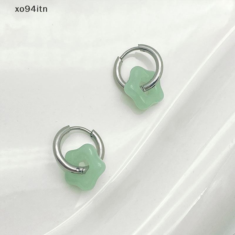 Bông Tai tn Y2k Hình Ngôi Sao Năm Mới Phong Cách Gothic Punk Thời Trang Cho Nữ Y2k