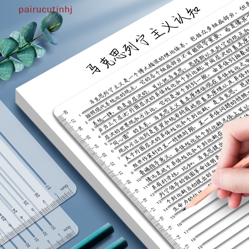 Thước Kẻ Trong Suốt Dùng Vẽ Thư Pháp Chuyên Dụng