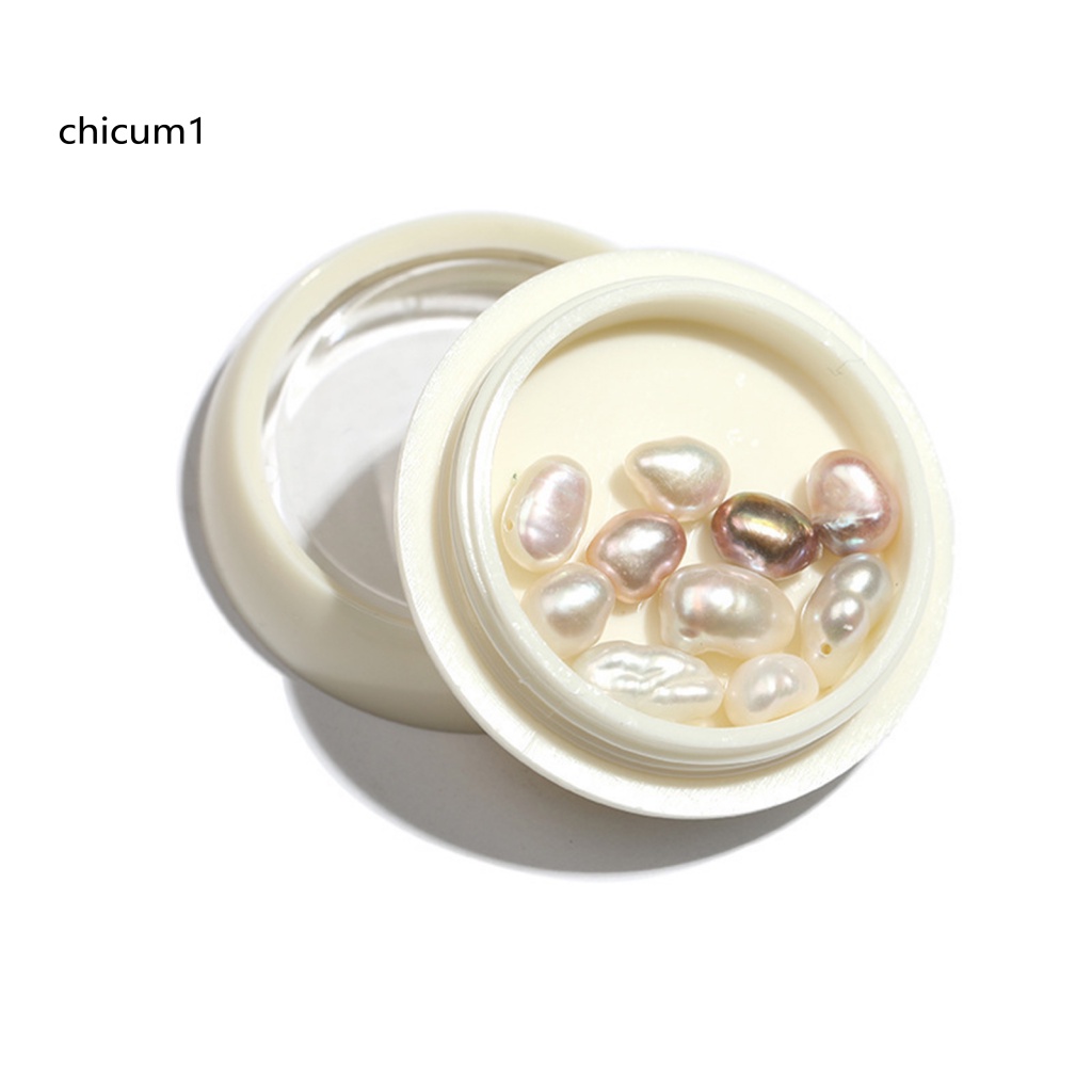 1 Hộp Hạt Ngọc Trai Giả Trang Trí Móng Tay Không Mùi Sang Trọng DIY