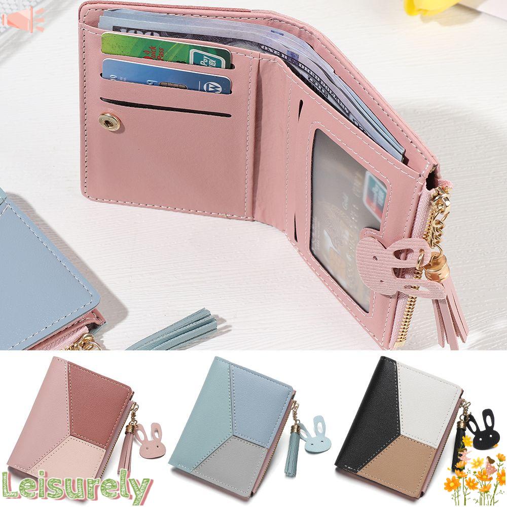 Ví Da PU Đựng Thẻ/Tiền Thời Trang Cho Nữ
