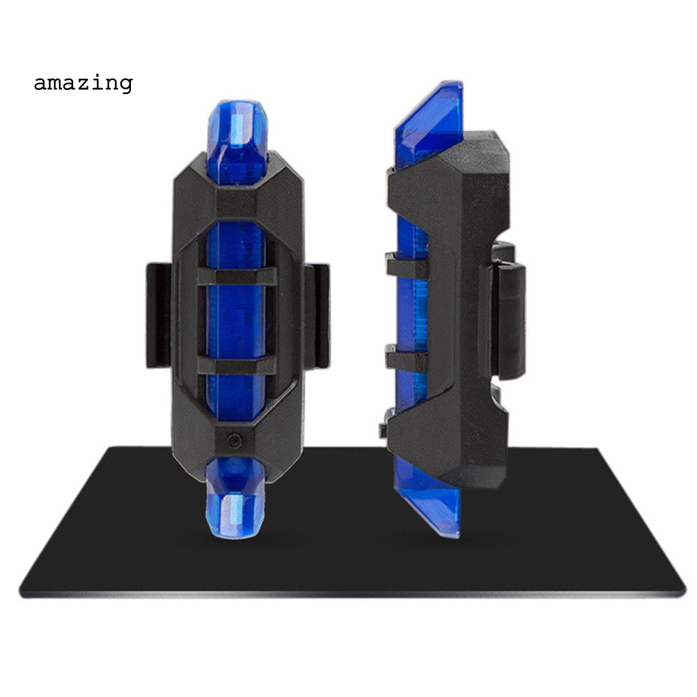 Đèn LED 5 Bóng Cảnh Báo An Toàn Gắn Đuôi Xe Đạp