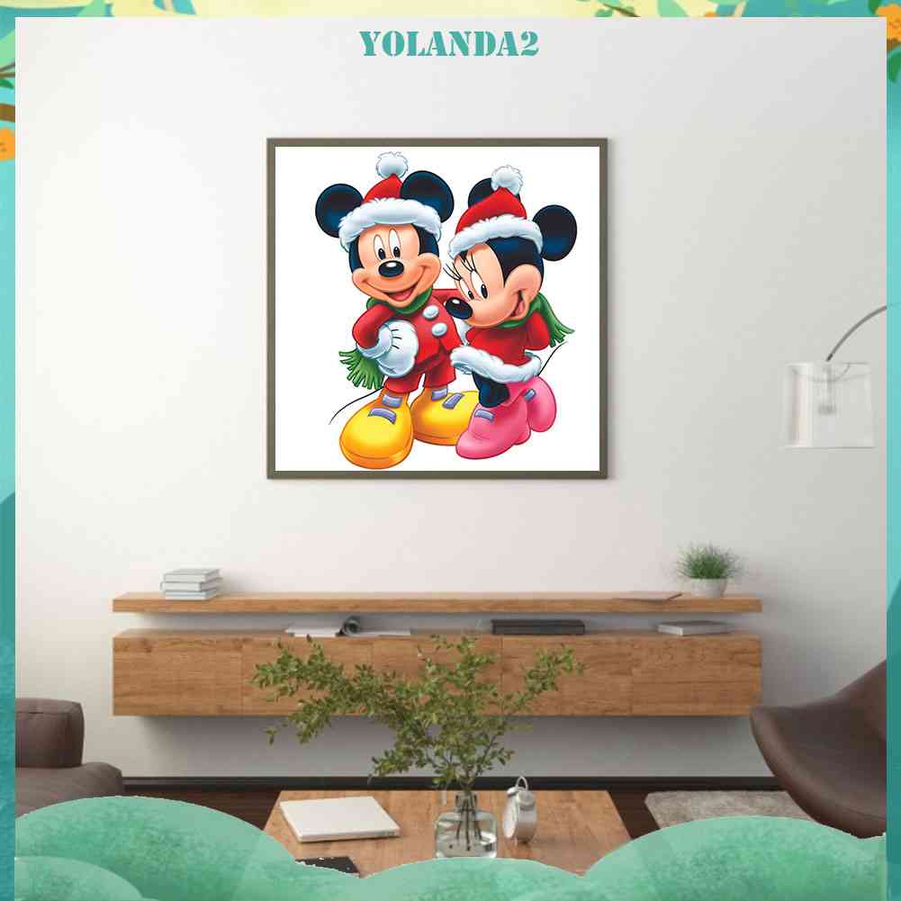 Bộ Tranh Đính Đá 5D Họa Tiết Hoạt Hình Độc Đáo DIY Dùng Trang Trí Nhà Cửa