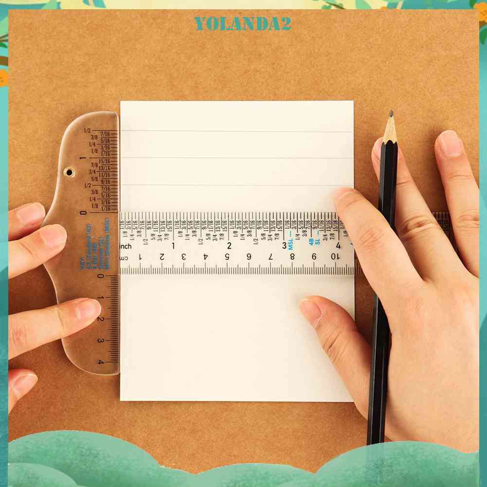 Thước Đo Hình Chữ T 6 Inch Bằng Acrylic Cao Cấp