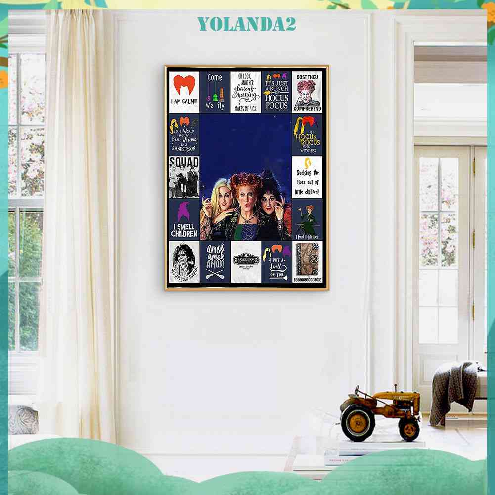 Tranh Đính Đá Kim Cương Toàn Bộ 5D DIY Hình Vẽ Hocus Pocus