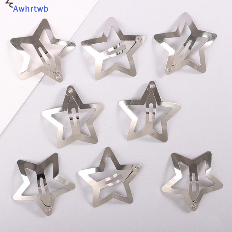 Kẹp Tóc Hình Ngôi Sao Năm Cánh Bằng Kim Loại Mới