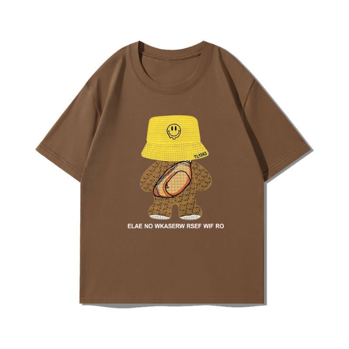 Áo Thun Unisex 100% Cotton Nguyên Chất Ngắn Tay Phong Cách Hàn Quốc Mới NRVP 2023