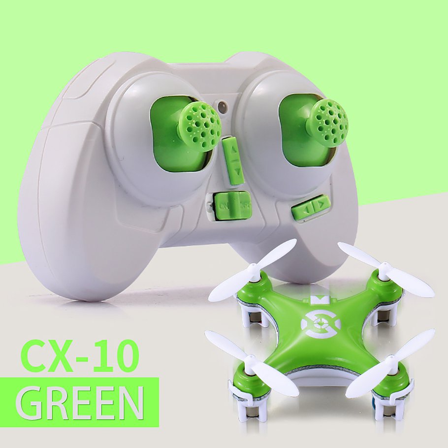 CX-10 Mini Drone 2.4G 4CH 6 Axis LED RC Quadcopter Toy Helicopter Pocket Drone With LED Light Toys For Kids Children