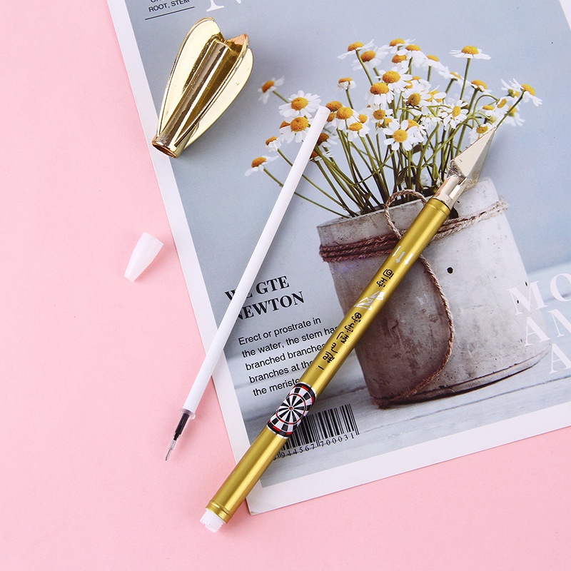 Sáng Tạo Phi Tiêu Bút Gel Đen Bút Bi Mực Gel Chữ Ký Bút Sinh Viên Văn Phòng Phẩm Quà Tặng Giải Thưởng Vật Dụng Văn Phòng Lễ Phục Sinh