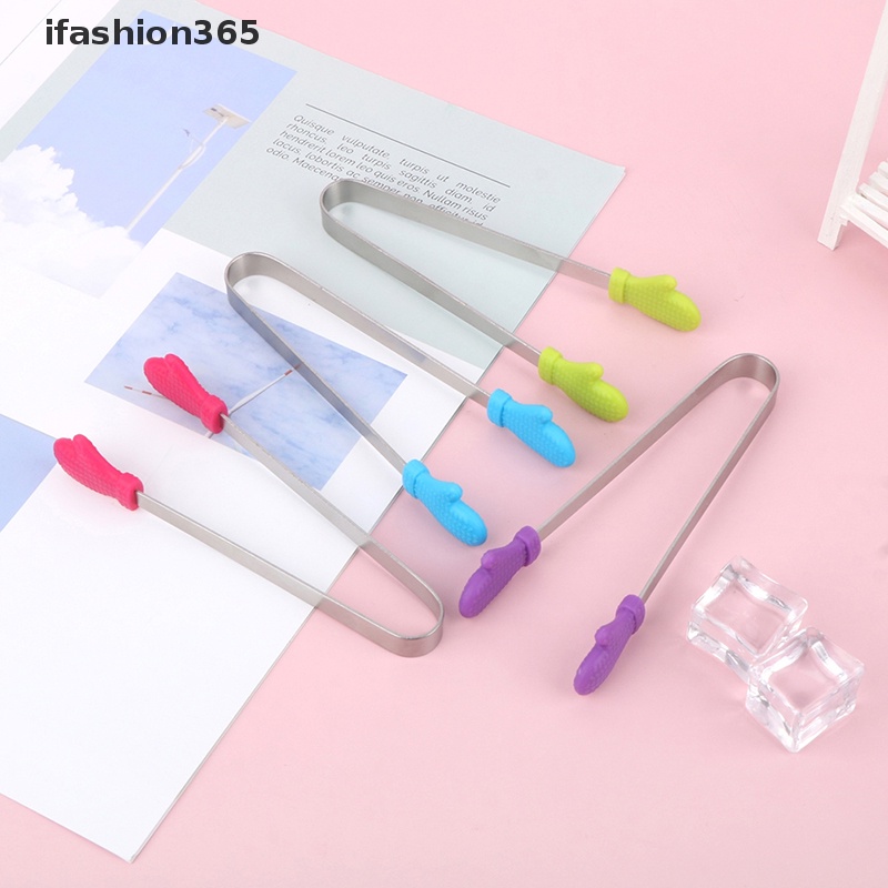 Kẹp Găng Tay Bằng Thép Không Gỉ Và Silicon Chống Trượt Thời Trang ifashion365