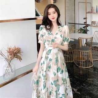 FANHUALUO  Đầm váy nữ Thời trang mùa hè kiểu Pháp 2023NEW tinh khiết và sexy 2342814 High quality ins Chic Trendy A22M1A4 36Z230909