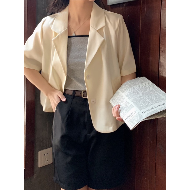 Áo Sơ Mi Ngắn Tay Thiết Kế Mới Thời Trang Mùa Hè Dành Cho Nữ