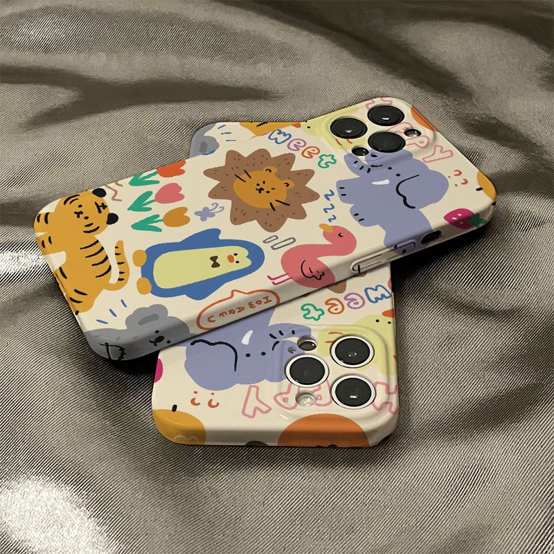 Ốp Điện Thoại Cứng Họa Tiết Sở Thú Hoạt Hình Dễ Thương Cho Iphone 1114 Pro Max 1312 78 1114 Pro