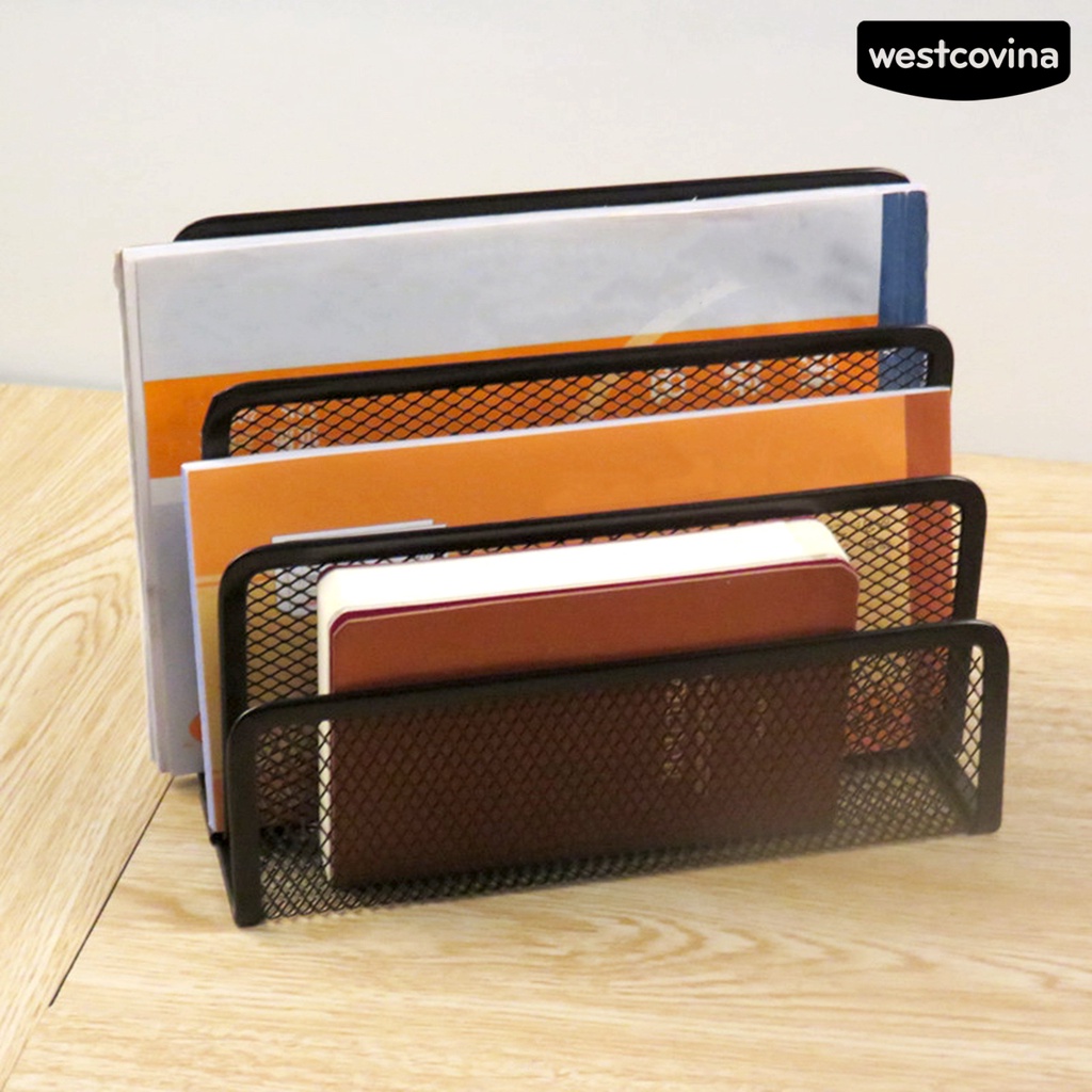 [COD]♪Giá Đỡ Tài Liệu 3 Ngăn Bằng Kim Loại Tiết Kiệm Không Gian