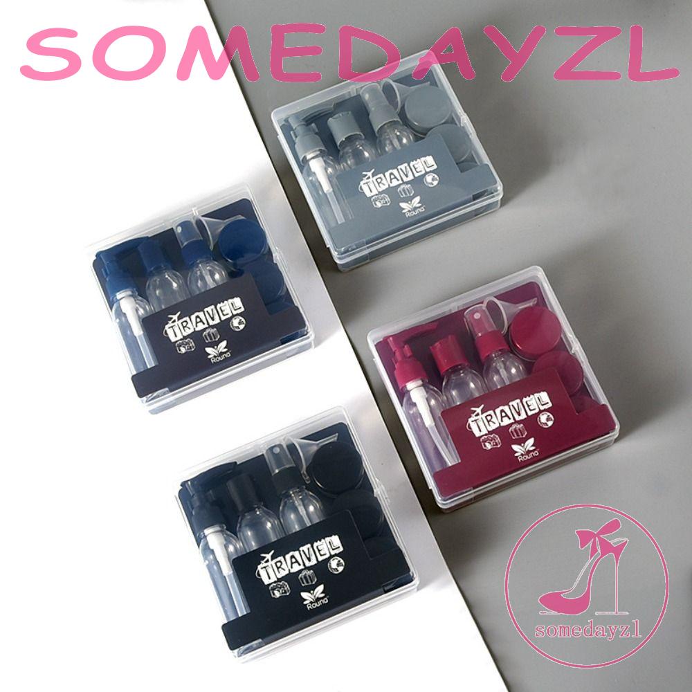 Bộ 8 Chai Chiết Mỹ Phẩm Mini Bằng Nhựa Tiện Dụng Khi Đi Du Lịch