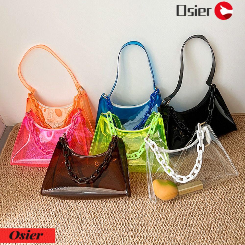 1 Túi Đeo Vai Bằng PVC Trong Suốt Thời Trang