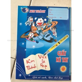 Giấy kê tay giữ vở sạch cho bé _bmd