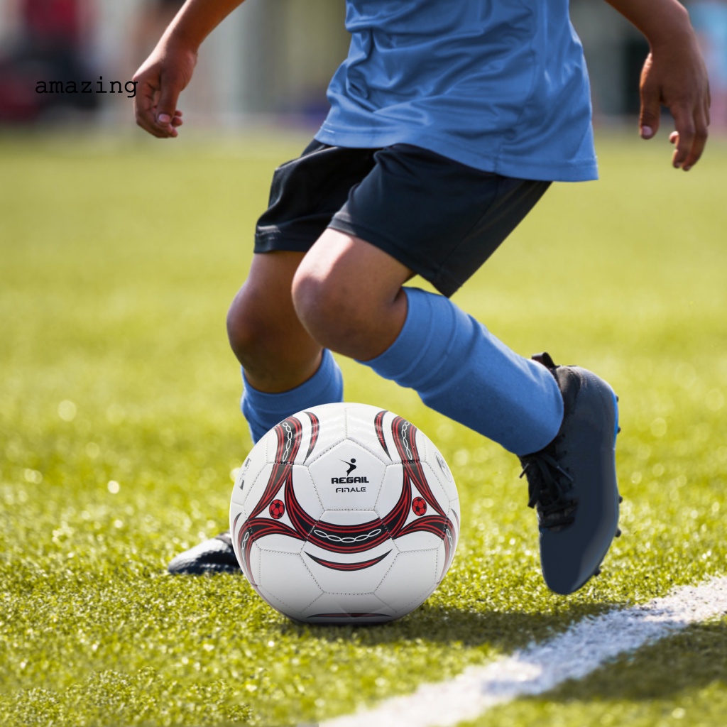 Quả Bóng Đá Thể Thao Mềm Mại Chống Trượt Thêu Máy May Dùng Để Luyện Tập Đá Banh