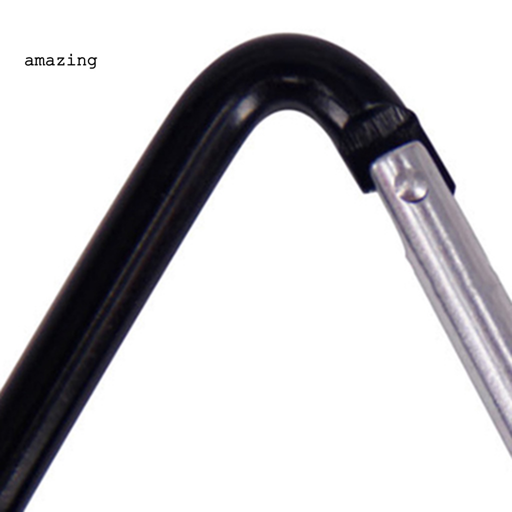 Set 5 Móc Khóa Tam Giác Bằng Hợp Kim Nhôm Chuyên Dụng Cho Túi Xách Leo Núi