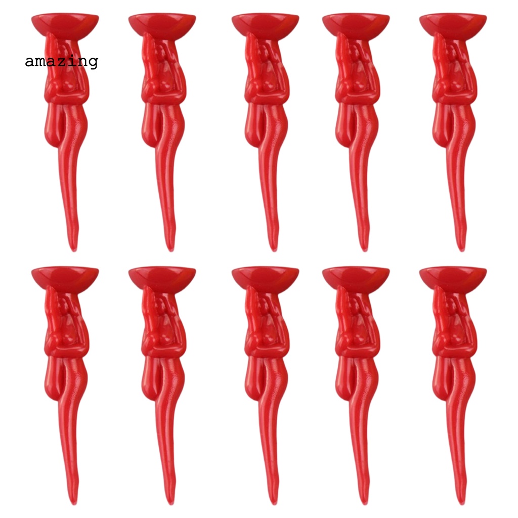 Set 10 Tee Golf Chất Liệu PE Dùng Luyện Tập Đánh Golf Chuyên Nghiệp