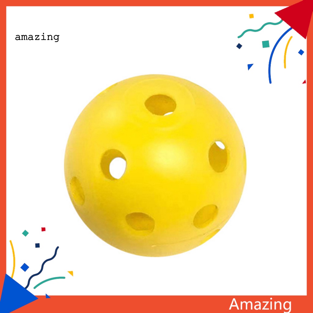 Bộ 10 Bóng Golf Nhựa Rỗng Thay Thế Bắt Mắt Dùng Trong Nhà