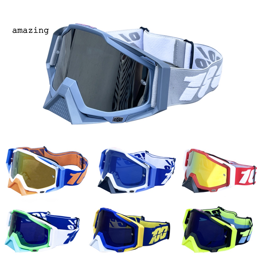 Kính Gắn Nón Bảo Hiểm Xe Máy Chống Tia UV Siêu Nhẹ Kèm Dây Đeo Co Giãn Tiện Dụng