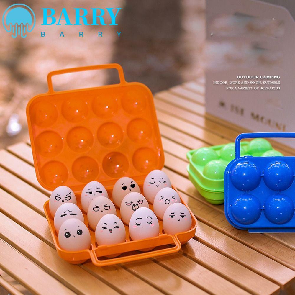 Hộp Đựng Trứng 6 / 12 Ngăn Tiện Dụng Khi Đi Du Lịch Giá Đỡ