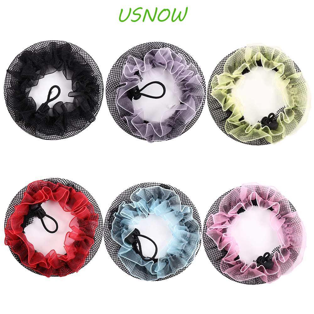 Dây Buộc Tóc Co Giãn Phối Ren Rỗng Thanh Lịch Có Thể Điều Chỉnh Giá Đỡ