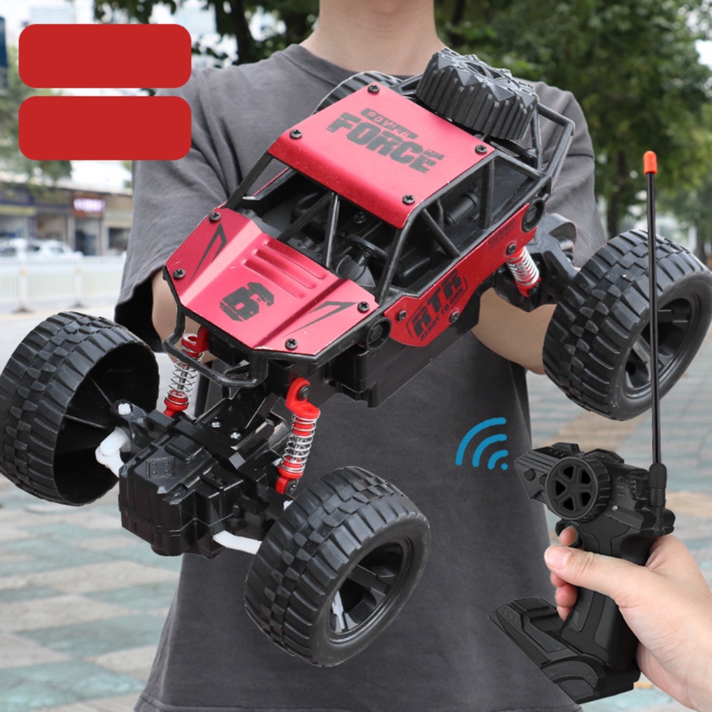Xe Hơi Địa Hình Điều Khiển Từ Xa 4WD Tốc Độ Cao Kèm Sạc Cỡ Lớn Độc Đáo Cho Bé Trai