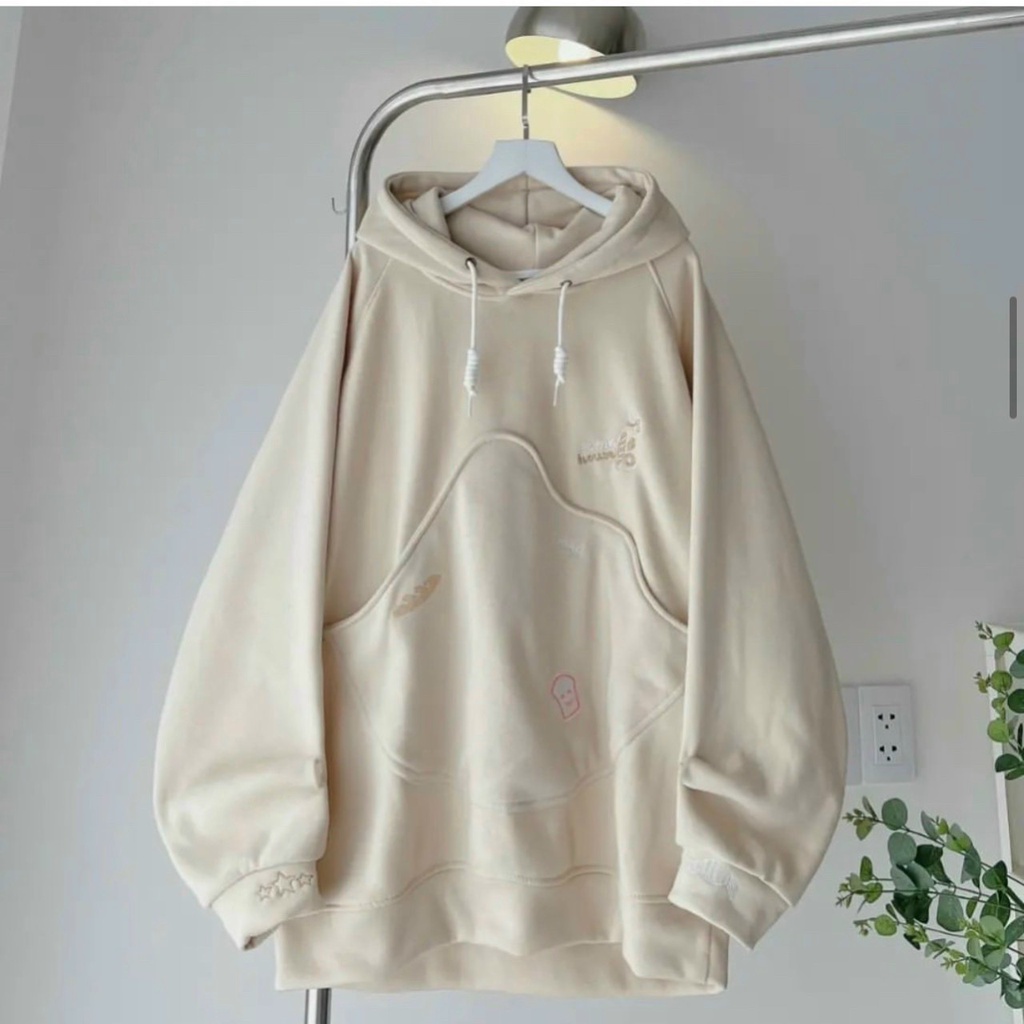 Áo Khoác Hoodie Nam Nữ In Hình Trái Tim LOVE Họa Tiết Siêu Dễ Thương Form Rộng Phối Túi Thời Trang Cực Xịn. TP