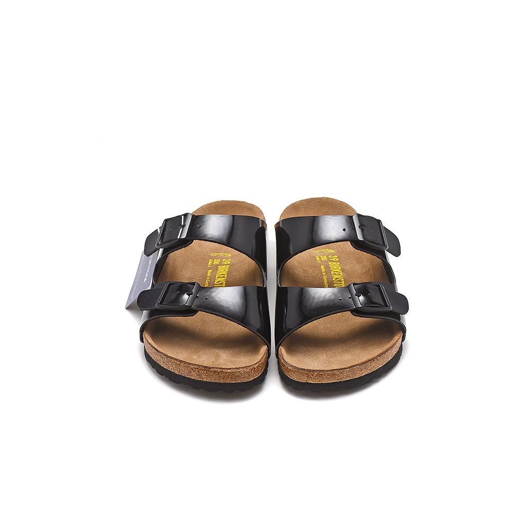Giày sandal Birkenstock Chất Liệu Da Thoáng Khí Chống Trượt Thời Trang Cho Nam Và Nữ