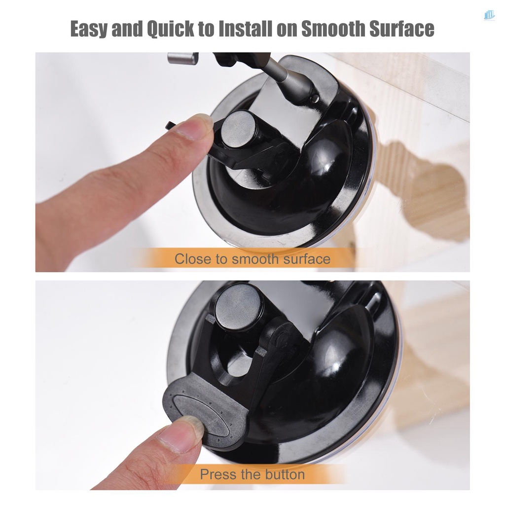 Giá Đỡ Máy Ảnh Hai Đầu 3600 Độ Gắn Xe Hơi / Máy Ảnh° Tải Trọng Lớn 450g Thay Thế Cho Điện Thoại iPhone 11 / 10 / 9 / 8 / Osmo Action