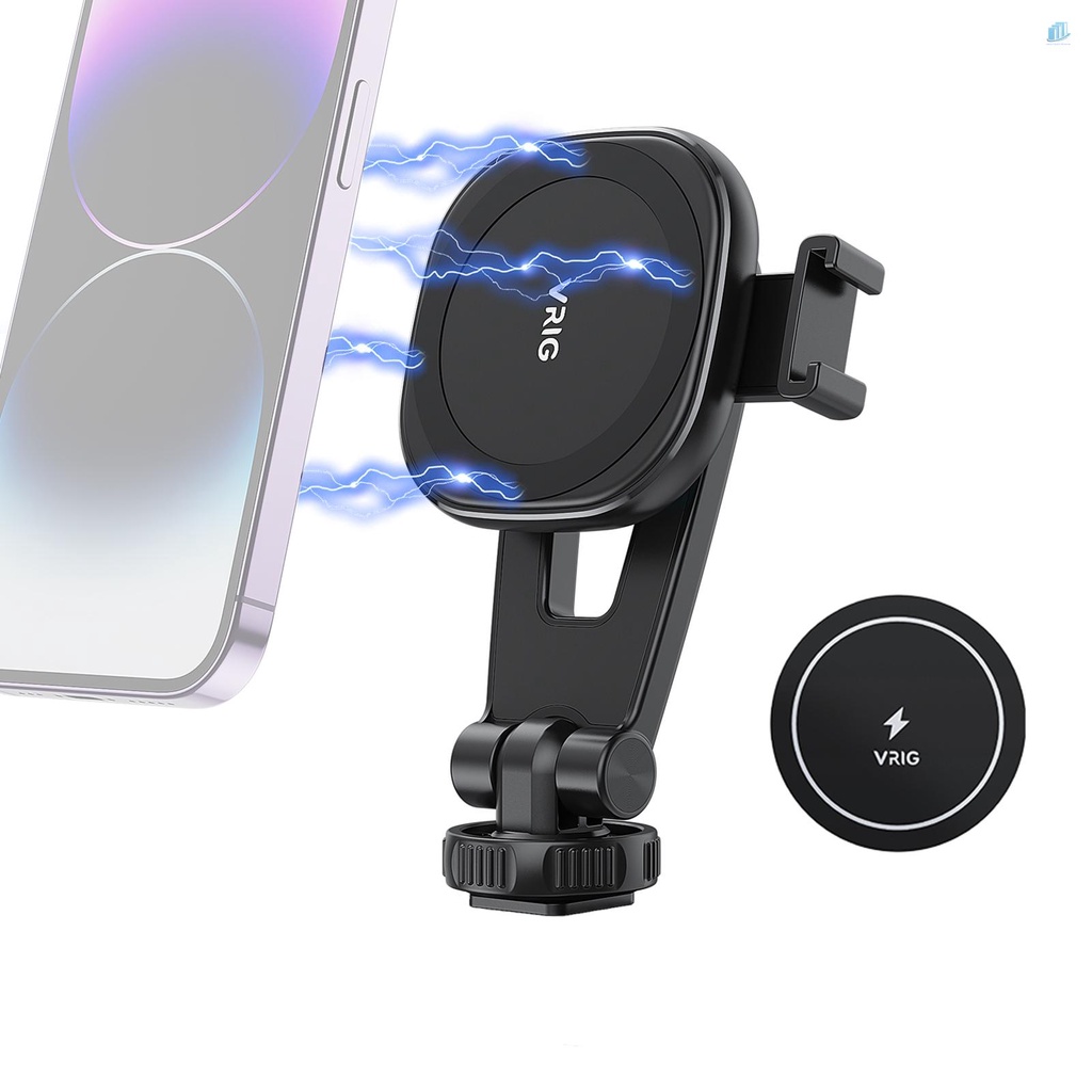 Giá Đỡ Điện Thoại Từ Tính Vrinone VRIG MG-03 Có Thể Xoay 360 Độ Gắn Đế Ba Chân 1 / 4 Inch° Ốp Điện Thoại Có Thể Xoay Được Thay Thế Cho iPhone 12 / 13 / 14 Series Và Mo