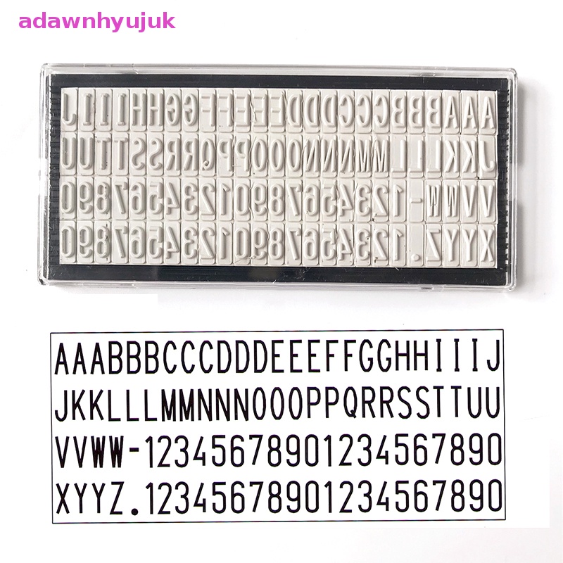 Con Dấu In Chữ Bằng Cao Su 3mm / 4mm / 6.4mm