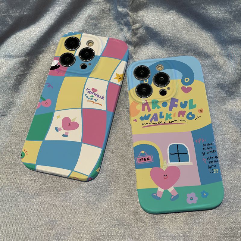 Ốp Điện Thoại In Họa Tiết 14 Trái Tim Cổ Điển Cho Iphone xs / xr / 13plus1178 / promax 12 YD67