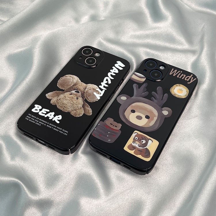 Ốp Điện Thoại Cứng In Hình Hổ Dễ Thương Cho iPhone 7 14Pro 13 Xr 11 xs 8 12