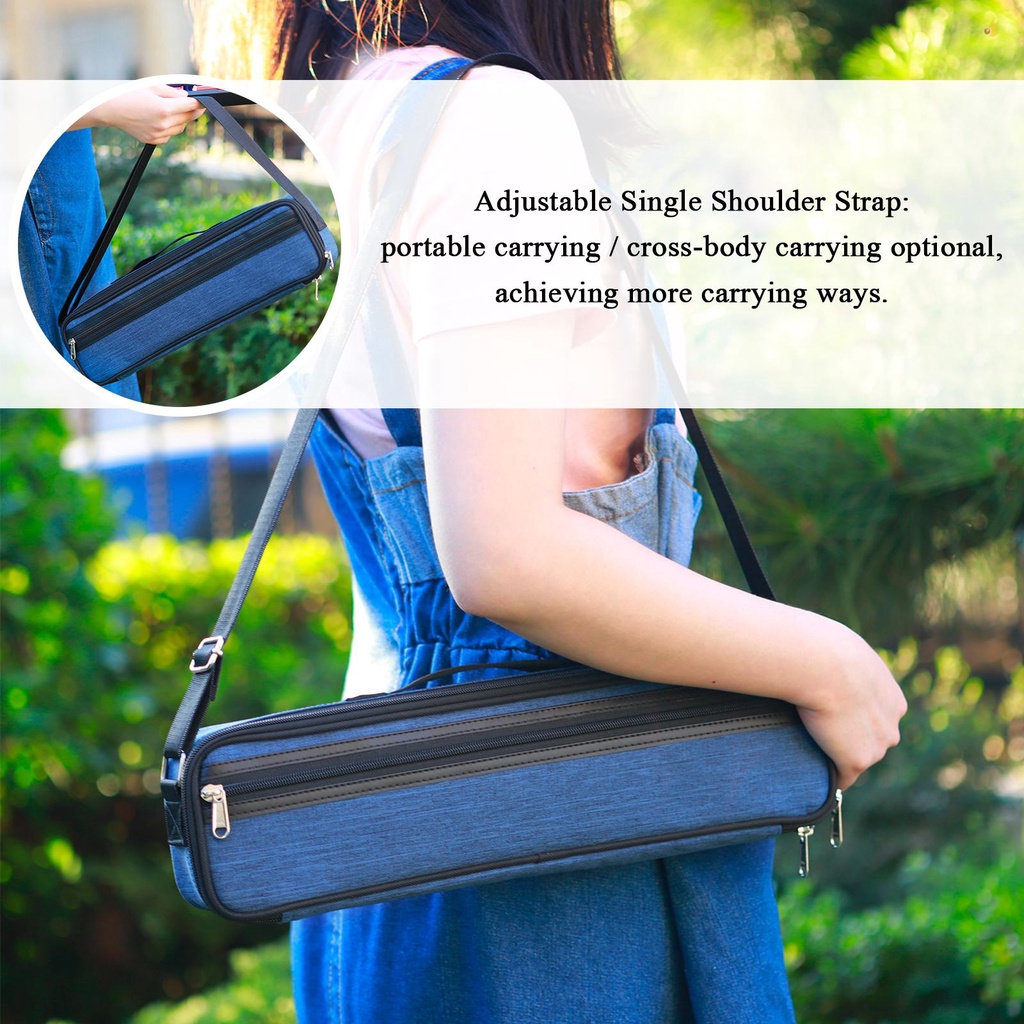 Túi Da Đựng Sáo 16 / 17 Lỗ Chất Lượng Cao Tiện Dụng