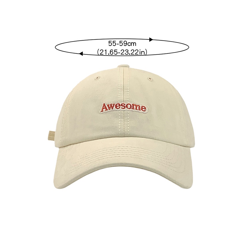 Mũ Lưỡi Trai Thêu Chữ Thời Trang Hè Năng Động Cho Nữ