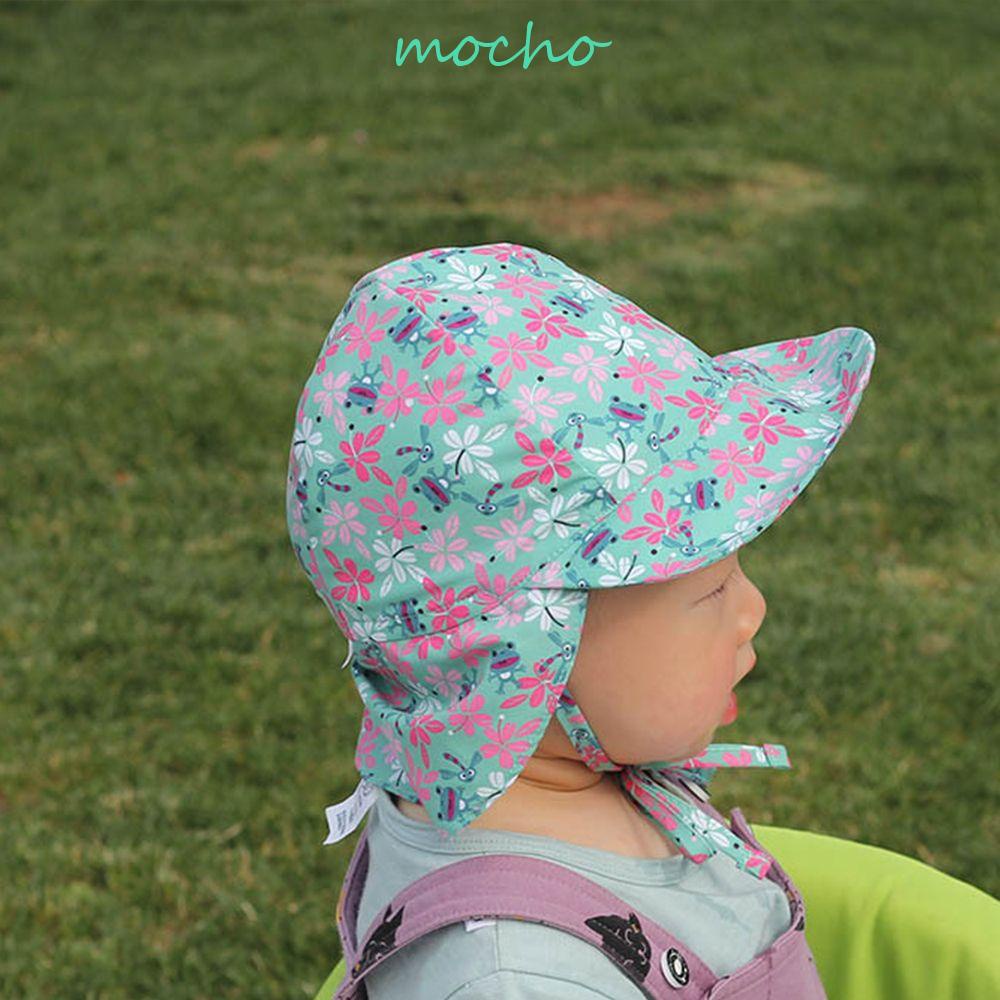 Nón Tai Bèo Chất Liệu Cotton Họa Tiết Cua / Cá Voi / Ếch Dễ Thương Cho Bé Gái