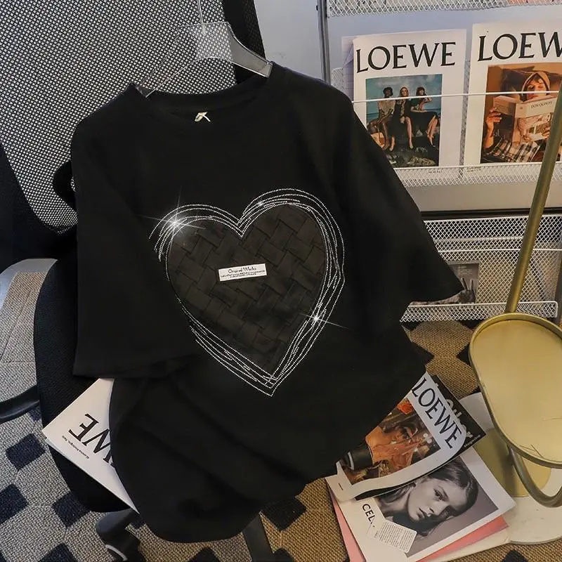 Áo Thun Tay Ngắn Dáng Rộng Thời Trang Mùa Hè 2022 Mới Cho Nữ